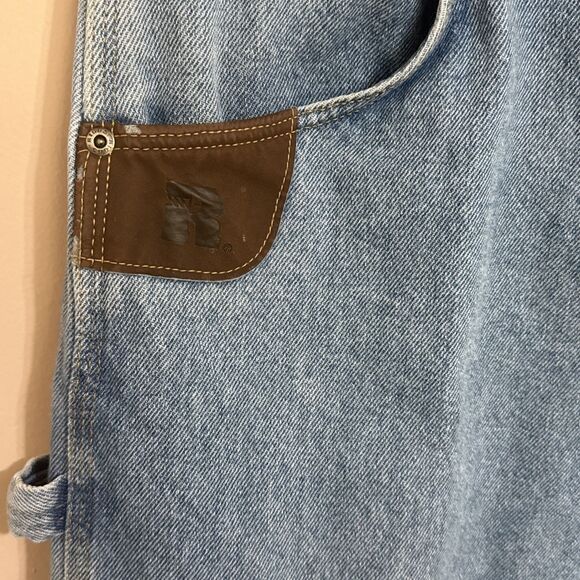 Wrangler Riggs Workwear Jeans Mens 33x30 Blue Carpenter Hammer Loop Denim - Picture 3 of 11